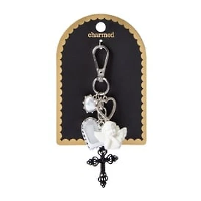 Charmed Cluster Angel Key Ring