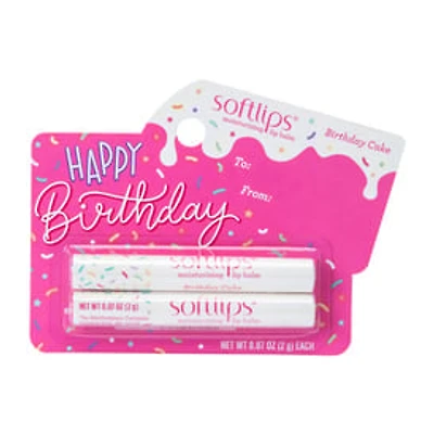 Soft Lips® Gift Tag Moisturizing Lip Balm 0.07oz 2-Pack
