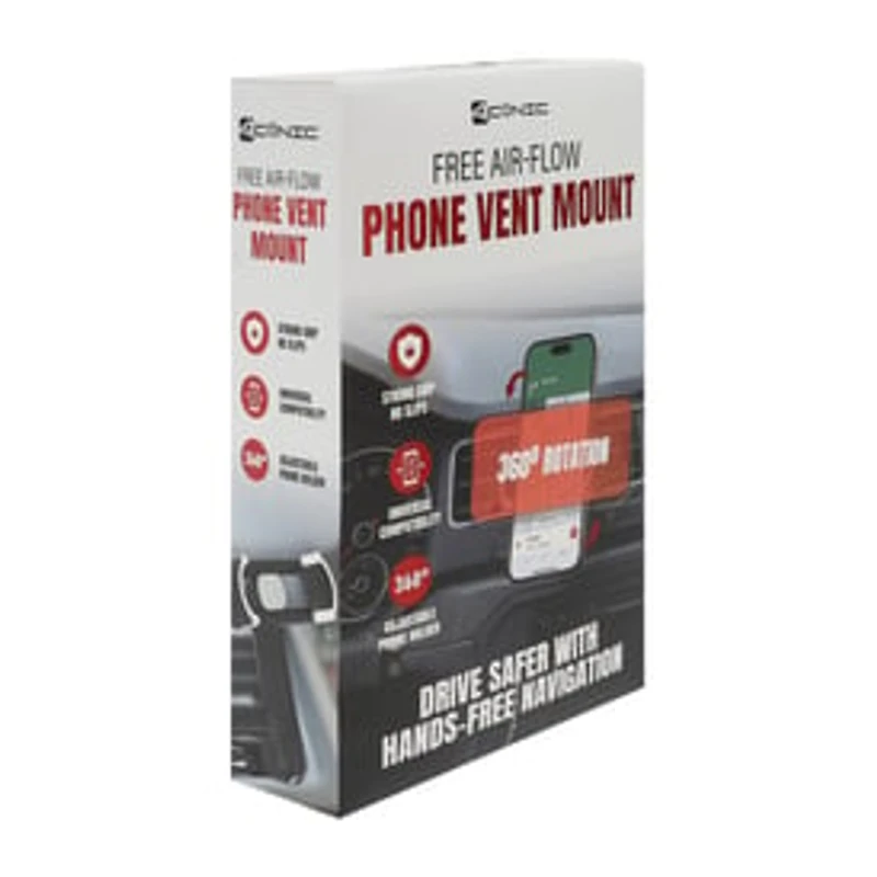 Car Free Air-Flow Phone Vent Mount