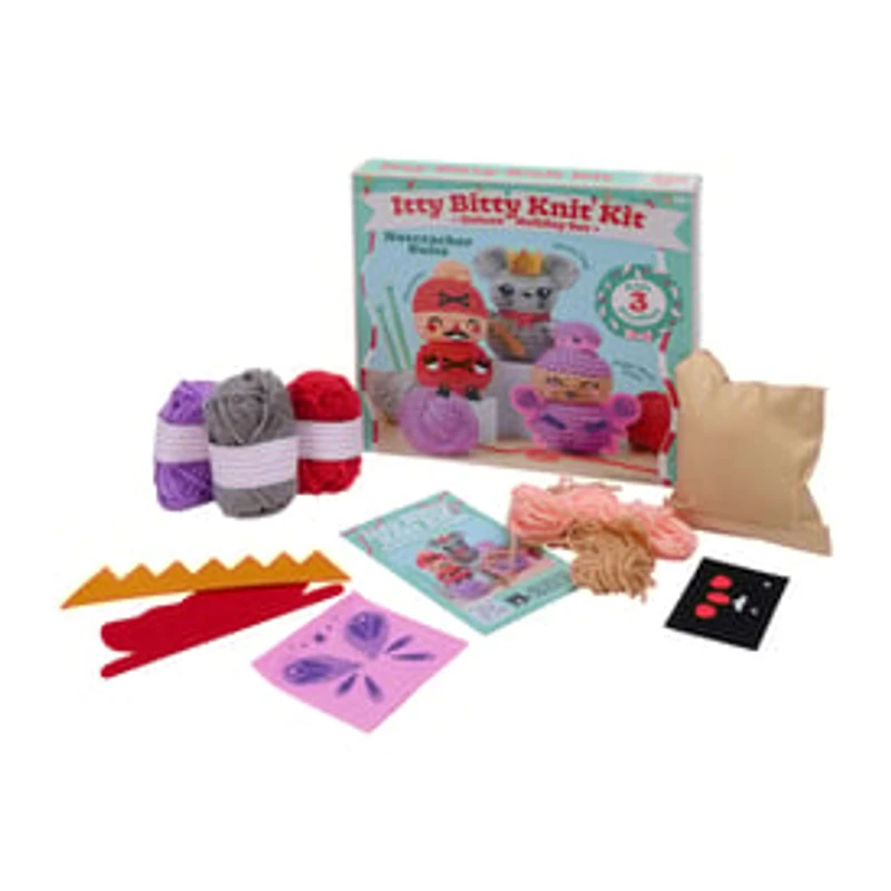 Itty Bitty Knit Kit Deluxe Holiday Set 3-Pack