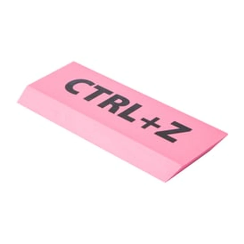 Whoops Jumbo Pink Eraser 1.92in x 6.10in