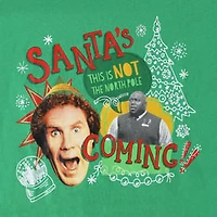 Kids Elf Santa's Coming Graphic Tee