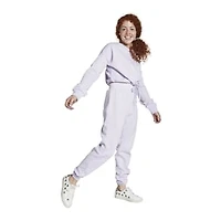 Juniors Cropped Bungee Sweatshirt - Lavender