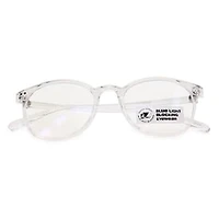 Ladies Clear Blue Light Blocking Glasses
