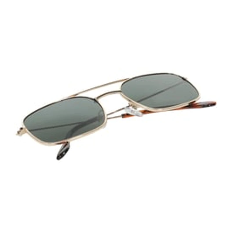 Juniors Metal Rectangle Brown Sunglasses