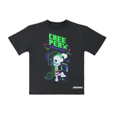 Kids Minecraft Creeper Graphic Tee