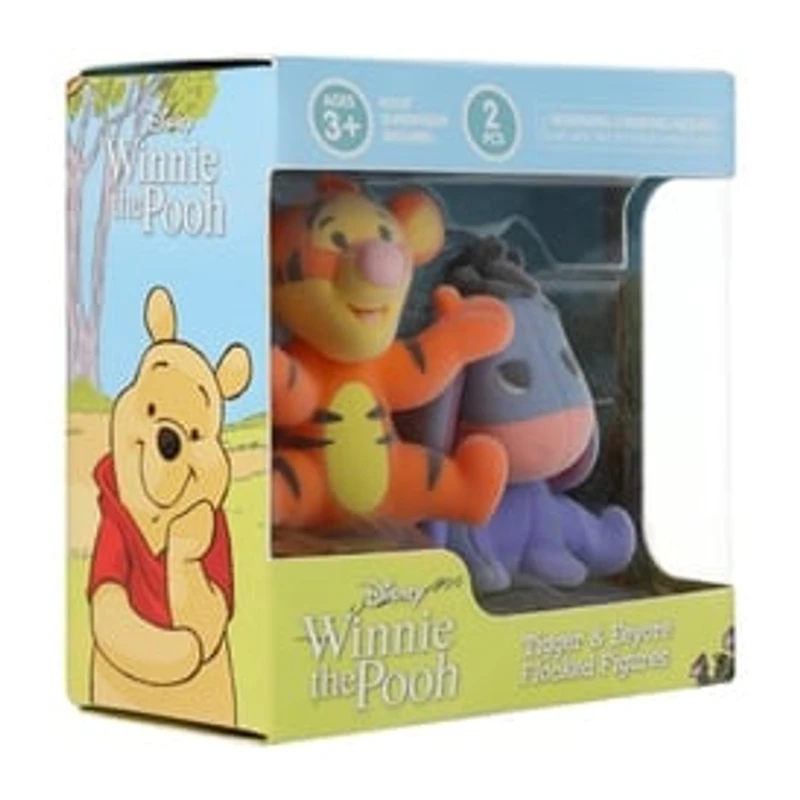 Disney Winnie The Pooh Flocked Figures 2-Pack