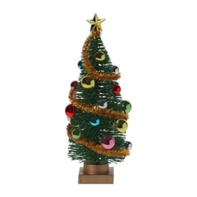 Christmas Brush Tree Décor