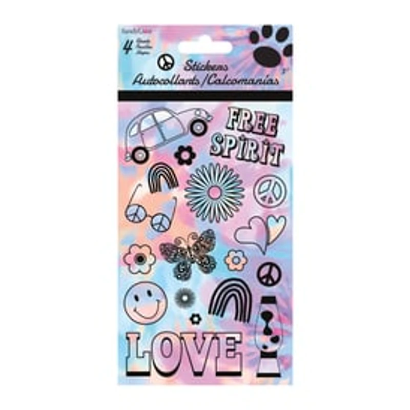 Hippie Stickers 4 Sheets