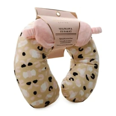 Alchemy Living™ Velvet Neck Pillow & Eye Mask Set