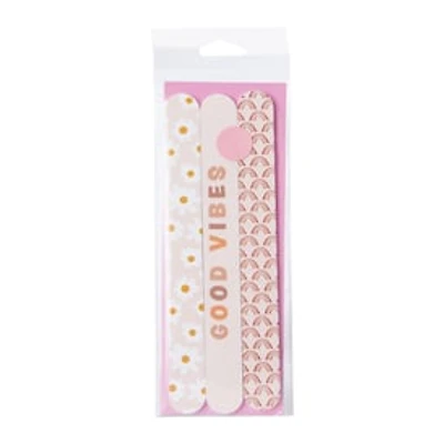 'Good Vibes' Nail Files 3-Piece Set