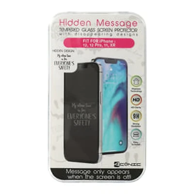 Hidden Message Screen Protector For iPhone 12 Pro®/12®/11®/XR®