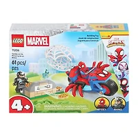 LEGO® Marvel Spidey & Amazing Friends Spidey On His Motorcycle Vs. Rhino Building Toy