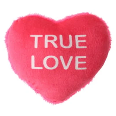 Valentine Candy Heart Pet Toy Plush 6in