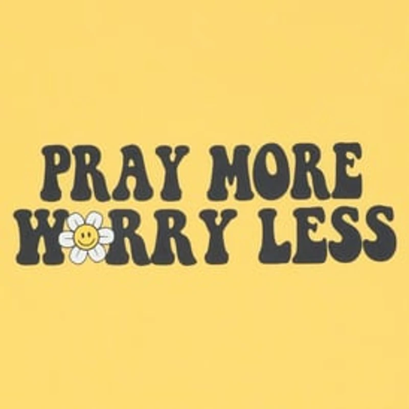 'Pray More, Worry Less' Graphic Tee