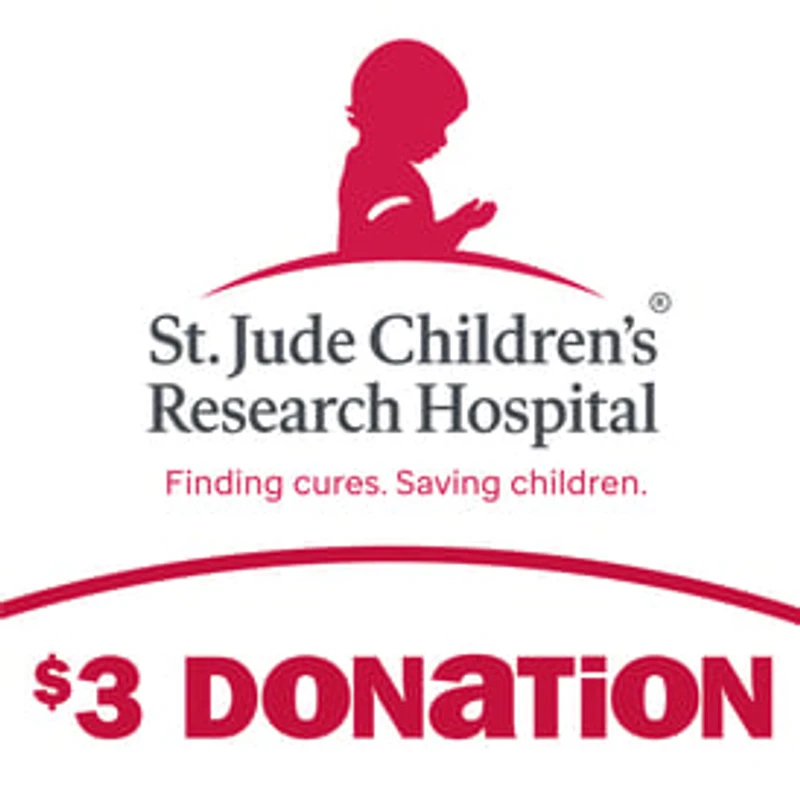 $$3 St. Jude Children's Research Hospital Donation