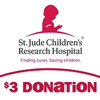 $$3 St. Jude Children's Research Hospital Donation