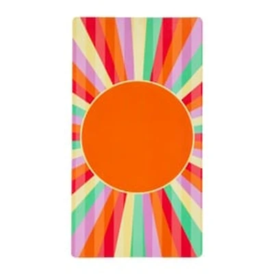 Rainbow Sun Beach Towel 30in x 60in