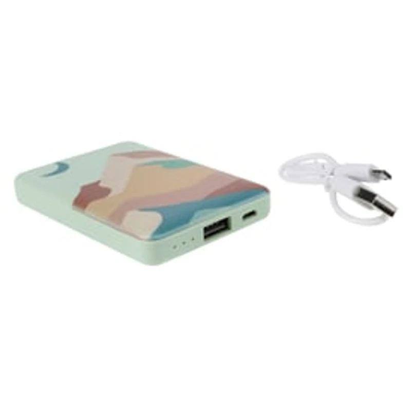 Printed 5000mAh Slim Power Bank Charger