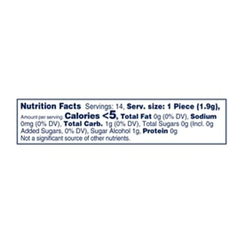 ORBIT Gum Peppermint Sugar Free Chewing Gum, Single Pack, 14 Piece