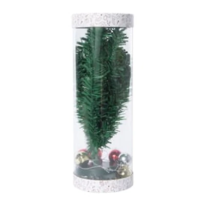 Mini Christmas Tree With Ornaments 10in