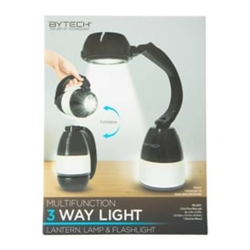 3-in-1 LED Lantern, Flashlight, Lamp