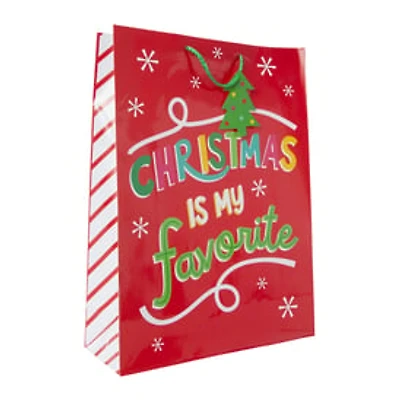 Holiday Jumbo Gift Bag 13in x 18in