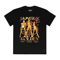 KPop Demon Hunters HUNTRX Golden Tour Graphic Tee