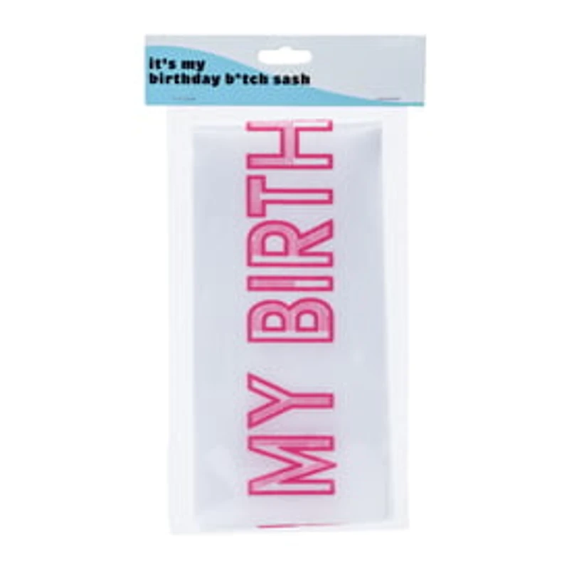 Funny Birthday Sash