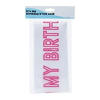 Funny Birthday Sash