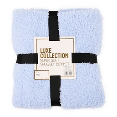 Luxe Collection Super-Soft Snuggly Blanket 50in x 60in