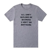 AI Can't Replace Me Graphic Tee