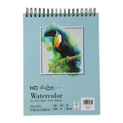 Large Watercolor Sketchbook 9in x 12in