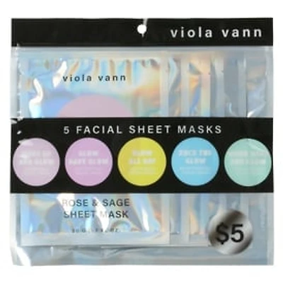 Viola Vann 5 Facial Sheet Masks Set