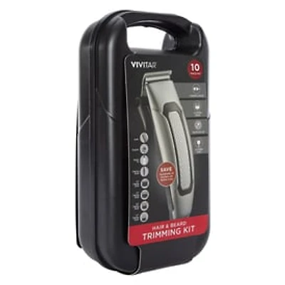 Vivitar® Hair & Beard Trimming Set 10-Piece Kit