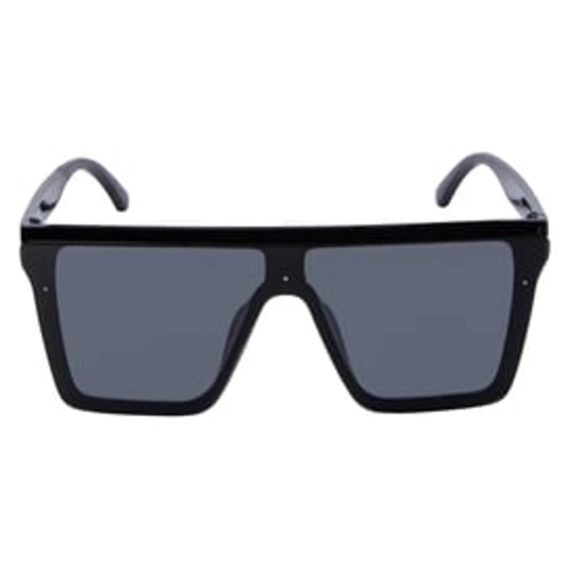 Mens Flat-Top Shield Sunglasses