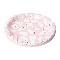 Halloween Pink Ghost Plate 10in 16-Count