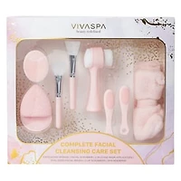 Vivaspa Complete Facial Cleansing Care 8-Piece Set