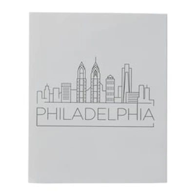 Philadelphia Skyline Mini Notepad