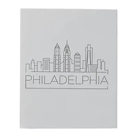 Philadelphia Skyline Mini Notepad