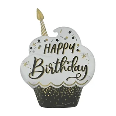 INFLATED Happy Birthday Cupcake Balloon