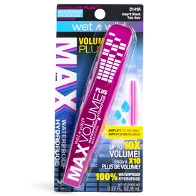 Wet N Wild® Max Volume Plus Waterproof Mascara - Amp'D Black