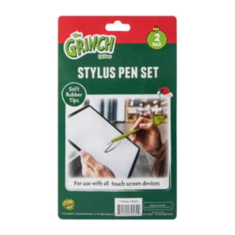 Licensed Christmas-Themed Stylus Pens 2-Pack