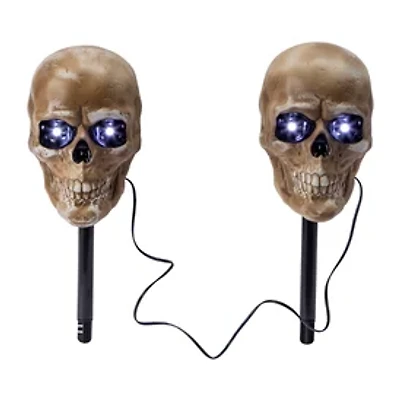 Halloween Skull Stakes 2-Pack