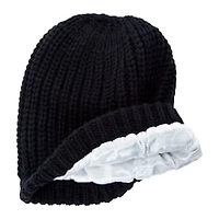 Satin-Lined Beanie Hat