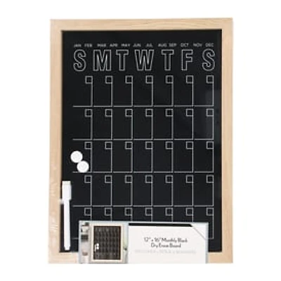 Framed Calendar Chalkboards 12in x 16in