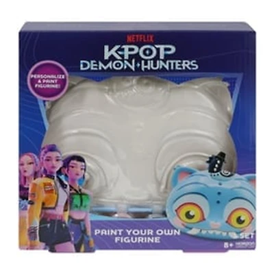 Netflix KPop Demon Hunters Paint Your Own Figurine Set