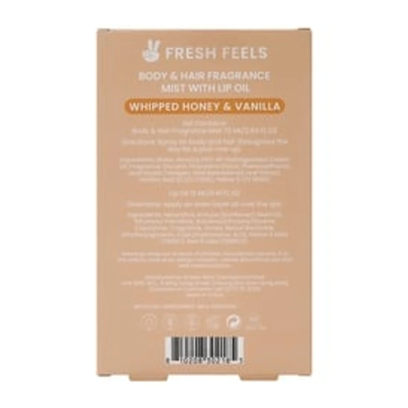 Fresh Feels Whipped Honey & Vanilla Body & Hair Fragrance Mist With Lip Oil