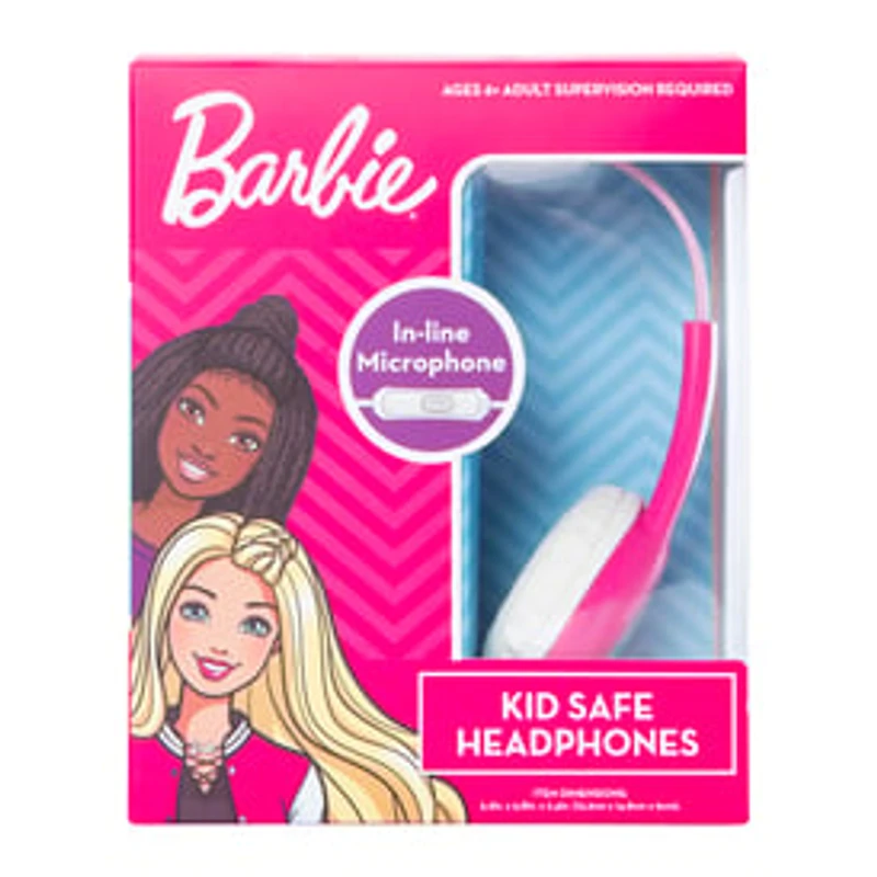 Barbie® Kid-Safe Wired Headphones With Mic