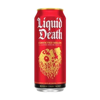 Liquid Death Convicted Melon Flavored Sparkling Water 16.9 Fl.oz